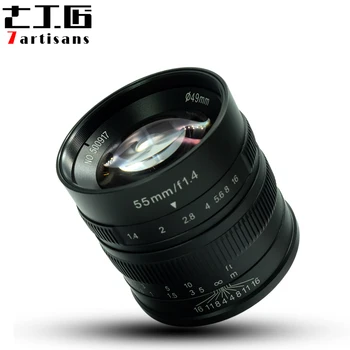 7artisans 55mm F1.4 camera lens for Canon Large Aperture Portrait Manual Focus Micro Camera Lens use eos-m Mount E Fuji Mount
7artisans 55mm F1.4 camera lens for Canon Large Aperture Portrait Manual Focus Micro Camera Lens use eos-m Mount E Fuji Mount