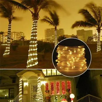 7M/12M LED Outdoor Solar Lamps 50/100 LEDs Rope Tube String Lights Fairy Holiday Christmas Party Solar Garden Waterproof Lights
7M/12M LED Outdoor Solar Lamps 50/100 LEDs Rope Tube String Lights Fairy Holiday Christmas Party Solar Garden Waterproof Lights