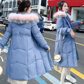 Long Winter Jacket 2019 New Arrival Fashion Slim Cotton Padded Jacket Warm Thicken Ladies Hooded Coat Plus size Womens Jackets
Long Winter Jacket 2019 New Arrival Fashion Slim Cotton Padded Jacket Warm Thicken Ladies Hooded Coat Plus size Womens Jackets