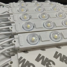 LED MODULE Đèn Quảng Cáo Đèn 5 CÁI 10 CHIẾC 15 CÁI 20 CHIẾC Trắng 220V 3M Dán Silica miếng Gel Luces LED Decoracion bếp Đèn(China)