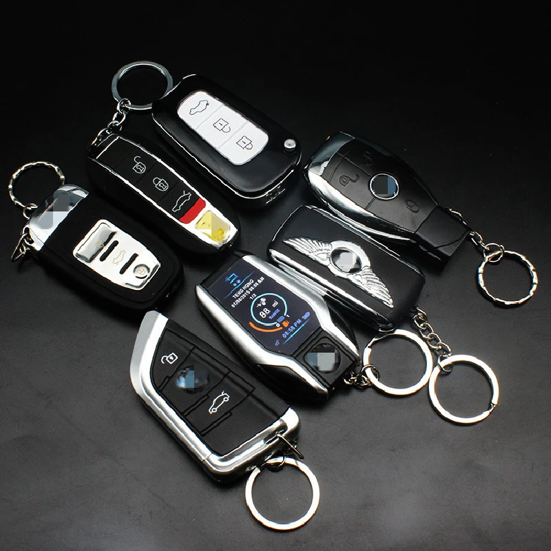 Creative Car Key-shaped Lighter Portable Key Ring Cigarette Lighter Holiday Gift Windproof Inflatable Lighter Gadgets For Man
Creative Car Key-shaped Lighter Portable Key Ring Cigarette Lighter Holiday Gift Windproof Inflatable Lighter Gadgets For Man