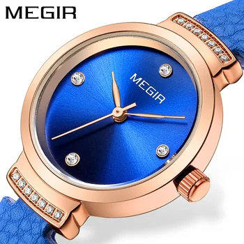 MEGIR Top Brand Women Watch Luxury Rose Gold Simple Ladies Watch Fashion Diamond Leather Quartz Women's Watches Relogio Feminino
MEGIR Top Brand Women Watch Luxury Rose Gold Simple Ladies Watch Fashion Diamond Leather Quartz Women's Watches Relogio Feminino