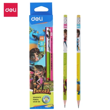 DELI Graphite Pencils for School 1 Box(12PCS) HB/2B Cartoon Pencil Drawing Pencil Set Pencils for Kids EU52800 EU52900
DELI Graphite Pencils for School 1 Box(12PCS) HB/2B Cartoon Pencil Drawing Pencil Set Pencils for Kids EU52800 EU52900