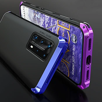 Shockproof Armor Case For Huawei P40 Pro Case Hard TPU Metal Bumper Phone Cases for Huawei P40pro Cover Accessories Protection
Shockproof Armor Case For Huawei P40 Pro Case Hard TPU Metal Bumper Phone Cases for Huawei P40pro Cover Accessories Protection
