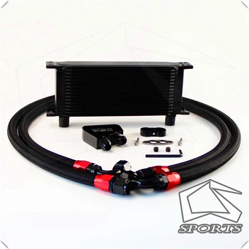 Universal 16 Row Engine Oil Cooler Kit + Sandwich Plate adapter For LS1 LS2 LS3
Universal 16 Row Engine Oil Cooler Kit + Sandwich Plate adapter For LS1 LS2 LS3