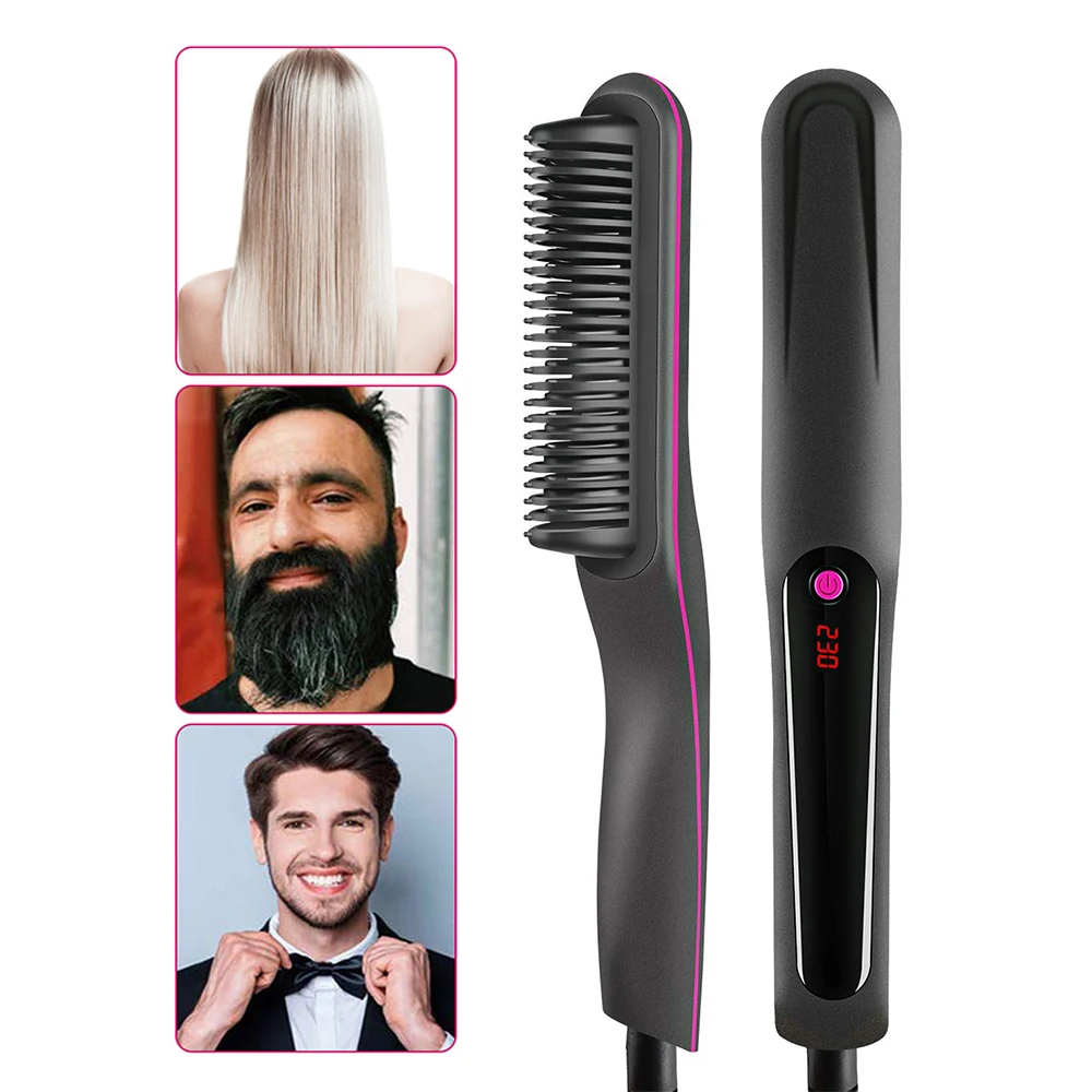 Hair Straightener Hot Comb Heating Smooth Brush Iron Straightening Comb Corrugation Curler Straightener Dual-Function Use Tools
Hair Straightener Hot Comb Heating Smooth Brush Iron Straightening Comb Corrugation Curler Straightener Dual-Function Use Tools