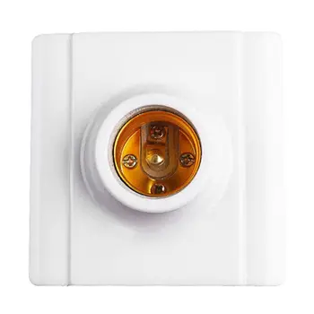 E27 Plastic Base Screw Light Bulb Lamp Ceramics Socket Holder Flame Retardant Durable Material Safe Non Electric leakage
E27 Plastic Base Screw Light Bulb Lamp Ceramics Socket Holder Flame Retardant Durable Material Safe Non Electric leakage