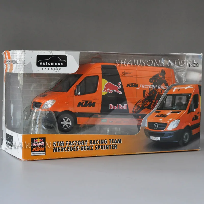1:38 Scale Diecast Metal Motorhome Model Toy KTM Factory Racing Team Sprinter Minibus Van Miniature Replica Collection
1:38 Scale Diecast Metal Motorhome Model Toy KTM Factory Racing Team Sprinter Minibus Van Miniature Replica Collection