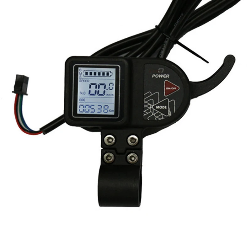 Electric Scooter 36V Plastic Meter Three Speed Apeed Power Mileage Display Black
Electric Scooter 36V Plastic Meter Three Speed Apeed Power Mileage Display Black