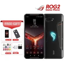 Telefone do rog do telefone 2 8 gb 128 gb asus rog do jogo de asus global do firmware asus telefone ii zs660kl 6.59 "snapdragon 855 + 6000 mah telefone móvel de nfc(China)