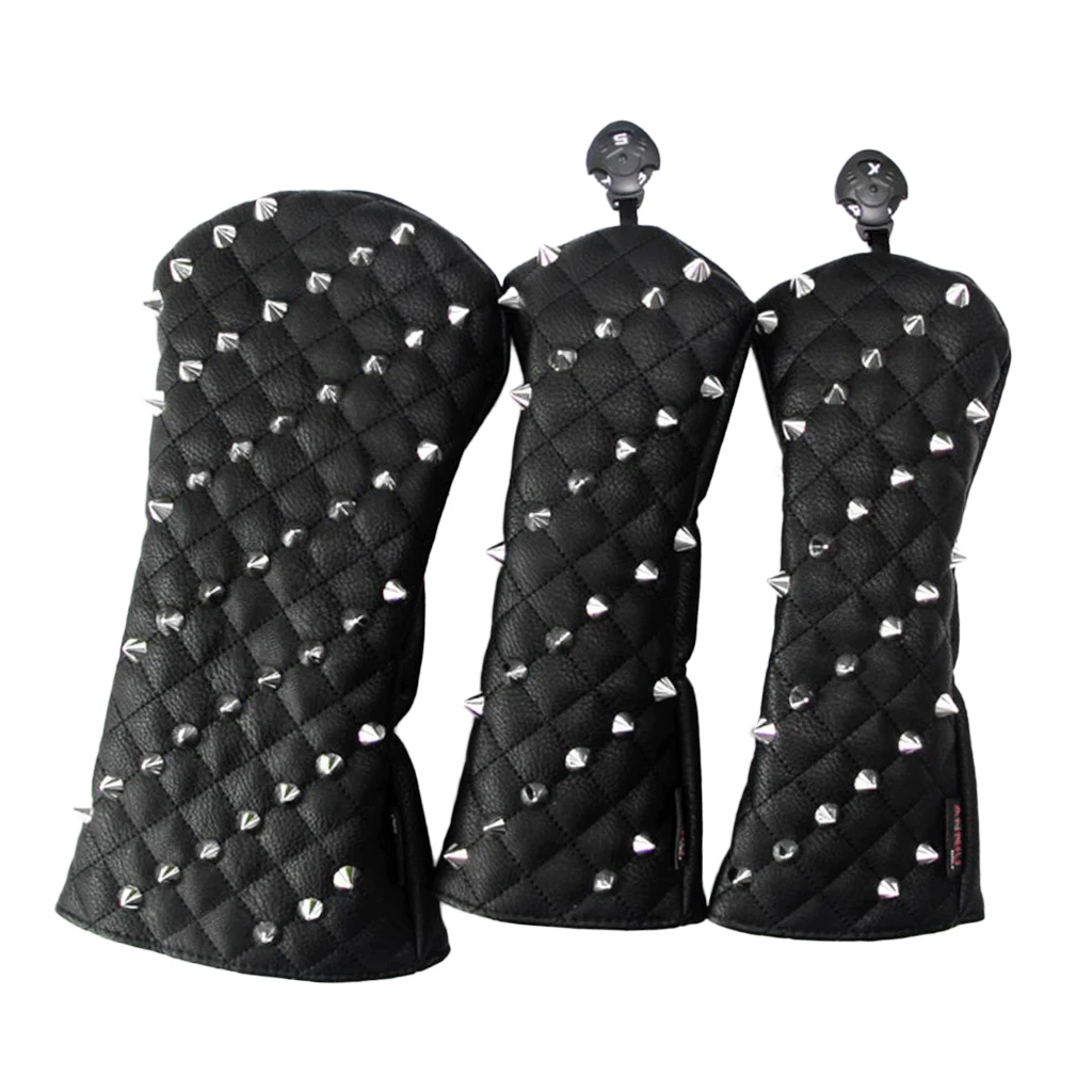 3Pcs Professional Golf Club Driver 1 3 5 Wood Head Covers Set Golf Club Head Cover Replacement Golf Accessories for 460cc Driver 3Pcs Professional Golf Club Driver 1 3 5 Wood Head Covers Set Golf Club Head Cover Replacement Golf Accessories for 460cc Driver