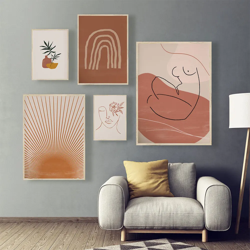 Boho Posters And Prints Abstract Line Drawing Sun Canvas Painting Wall Art Print Mid Century Poster Wall Picture Home Decoration
Boho Posters And Prints Abstract Line Drawing Sun Canvas Painting Wall Art Print Mid Century Poster Wall Picture Home Decoration