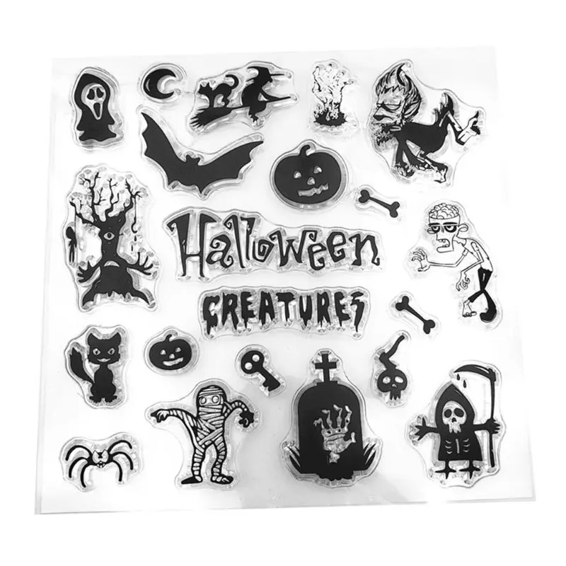 Halloween Silicone Clear Seal Stamp DIY Scrapbooking Embossing Photo Album Decorative Paper Card Craft Art Handmade Gift
Halloween Silicone Clear Seal Stamp DIY Scrapbooking Embossing Photo Album Decorative Paper Card Craft Art Handmade Gift
