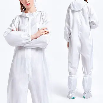 Anti-static Coveralls Clean Clothes Washable Hood Cleanroom Garments Dust-proof Paint Work Clothing Unisex Protective Overalls
Anti-static Coveralls Clean Clothes Washable Hood Cleanroom Garments Dust-proof Paint Work Clothing Unisex Protective Overalls