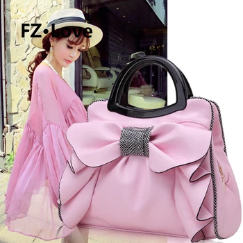 Bow Flowers Shoulder Bag for Women Ladies Tote Top Handles Crossbody Bags PU Leather Flap Purses and Handbags Lady Party Pink
Bow Flowers Shoulder Bag for Women Ladies Tote Top Handles Crossbody Bags PU Leather Flap Purses and Handbags Lady Party Pink