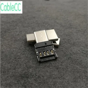100pcs/ OTG Adapter Data Cable Type-C TO USB OTG Cable C Universal USB Phone Android Converter Xiaomi Huawei Samsung Sony
100pcs/ OTG Adapter Data Cable Type-C TO USB OTG Cable C Universal USB Phone Android Converter Xiaomi Huawei Samsung Sony