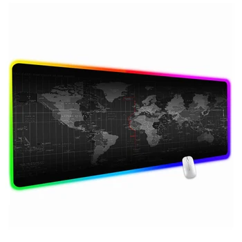 Large World Map LED RGB Gaming Mouse Pad Backlight Non-Slip Rubber Big Desk Mat Carpet Computer Mousepad Gamer Mouse Mat
Large World Map LED RGB Gaming Mouse Pad Backlight Non-Slip Rubber Big Desk Mat Carpet Computer Mousepad Gamer Mouse Mat