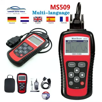Original A-utel MaxiScan MS509 OBDII OBD2 Code Reader Automotive Diagnostic Tool Work For US&Asian&European Car Scanner
Original A-utel MaxiScan MS509 OBDII OBD2 Code Reader Automotive Diagnostic Tool Work For US&Asian&European Car Scanner