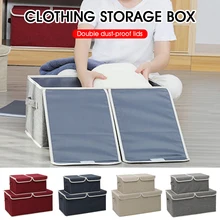 Clothes Organizer Box with Handle Lid Detachable Divider for Clothes Shoes Blanket Toy Linen Clothes Storage Bag Collapsible
Clothes Organizer Box with Handle Lid Detachable Divider for Clothes Shoes Blanket Toy Linen Clothes Storage Bag Collapsible