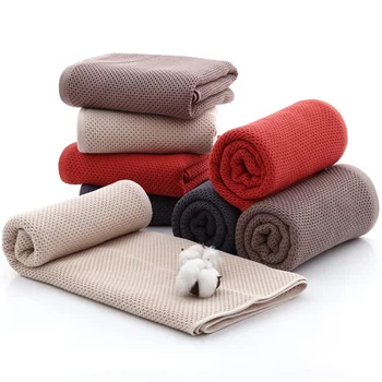 New Arrival Solid Color Honeycomb Towel Super Absorbent Portable Face Towels Travel Bath Towel For Home Hotel Size 70x140cm
New Arrival Solid Color Honeycomb Towel Super Absorbent Portable Face Towels Travel Bath Towel For Home Hotel Size 70x140cm