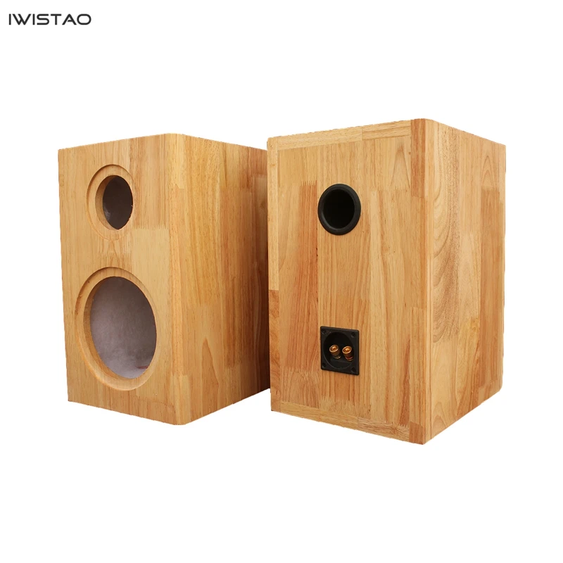 IWISTAO HIFI 2-полосная Колонка пустой шкаф 4 дюйма 1 пара готовая чистая твердая