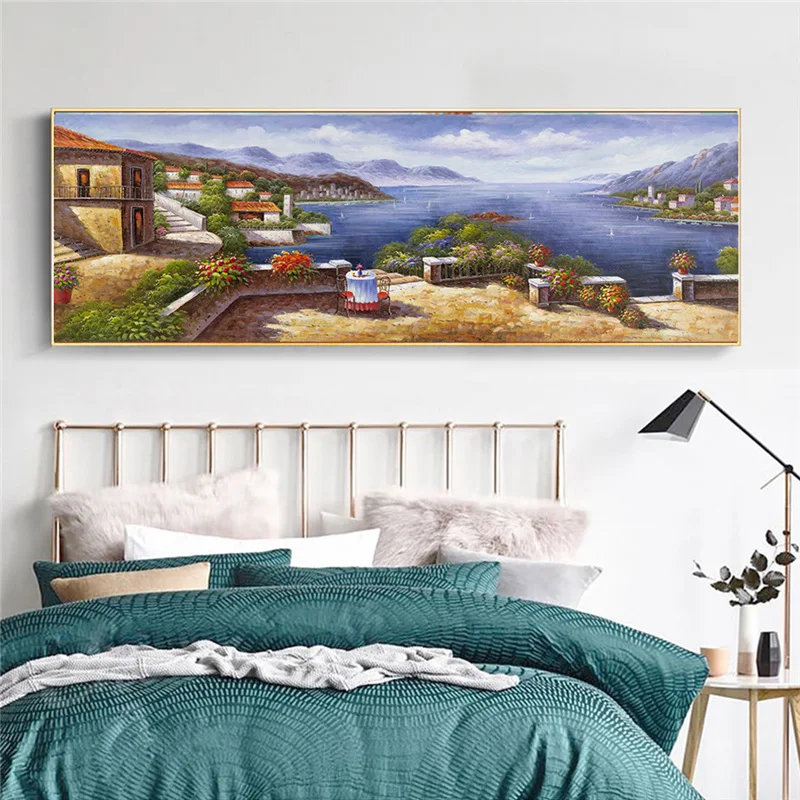 GOODECOR Large Wall Art Pictures For Living Room Mediterranean Oil Painting Home Decor Posters HD Prints Canvas Paintings Art
GOODECOR Large Wall Art Pictures For Living Room Mediterranean Oil Painting Home Decor Posters HD Prints Canvas Paintings Art