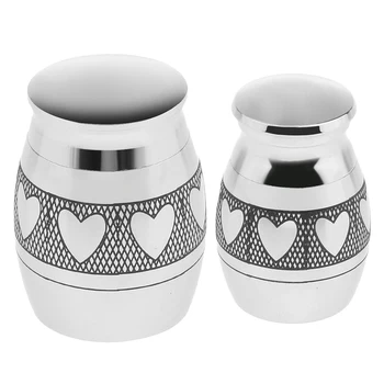 2pcs Assorted Size Mini Jar Print Heart Urn Ashes Holder Keepsake Funeral
2pcs Assorted Size Mini Jar Print Heart Urn Ashes Holder Keepsake Funeral