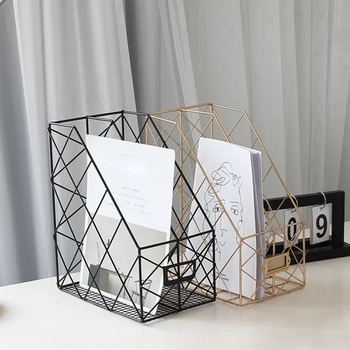Home Holder Management Practical Stand Shelf Office File Hollowed Out Magazine Desktop Iron Grid Storage Rack Books Organizer
Home Holder Management Practical Stand Shelf Office File Hollowed Out Magazine Desktop Iron Grid Storage Rack Books Organizer