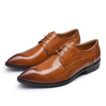 Men Shoes Business Formal Wear Leather Shoes Work Wear Comfortable Wedding Shoes 
Men Shoes Business Formal Wear Leather Shoes Work Wear Comfortable Wedding Shoes