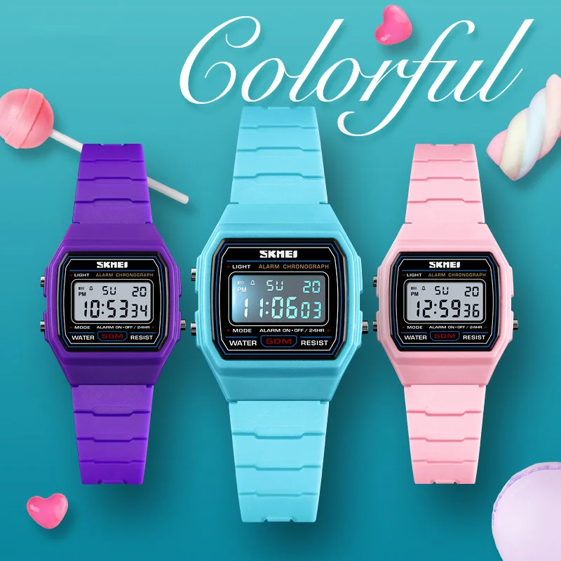TurnFinge Children's Electronic Watch Fashion And Luxury Simple Light And Thin Multi-function Waterproof Sports Timer Beautiful
TurnFinge Children's Electronic Watch Fashion And Luxury Simple Light And Thin Multi-function Waterproof Sports Timer Beautiful