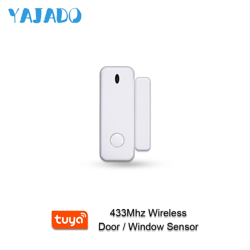 YAJADO 433MHz Wireless Door Window Sensor Tuya Smart Door Magnet Window Detector Sensor Alarm for Home Security Alarm System
YAJADO 433MHz Wireless Door Window Sensor Tuya Smart Door Magnet Window Detector Sensor Alarm for Home Security Alarm System