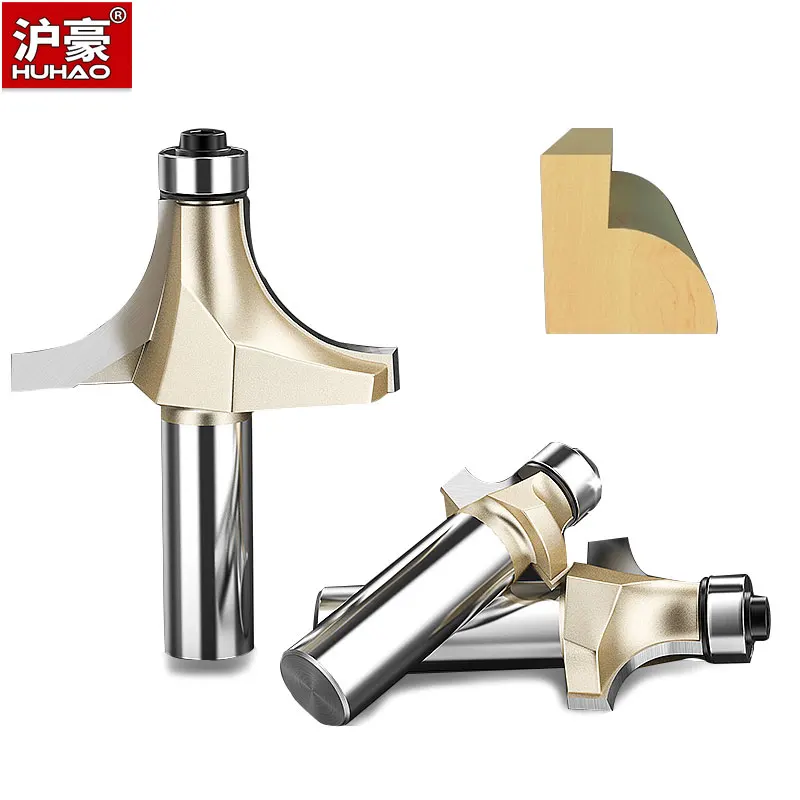 HUHAO 1pcs 1/2" Shank Tungsten Carbide Corner Round Over Router Bit with Bearing 2 Flute Milling Cutter Wood Woodwork Tool
HUHAO 1pcs 1/2" Shank Tungsten Carbide Corner Round Over Router Bit with Bearing 2 Flute Milling Cutter Wood Woodwork Tool