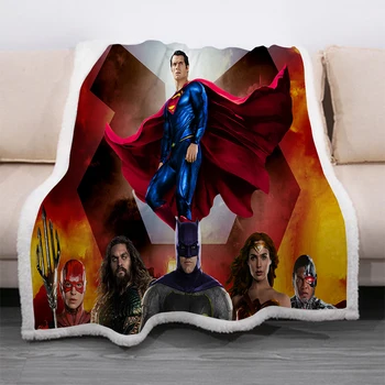 Batman Soft Warm Coral Fleece Blanket Winter Sheet Bedspread Superman Justice League Throw Light Mechanical Wash Flannel Blanket
Batman Soft Warm Coral Fleece Blanket Winter Sheet Bedspread Superman Justice League Throw Light Mechanical Wash Flannel Blanket