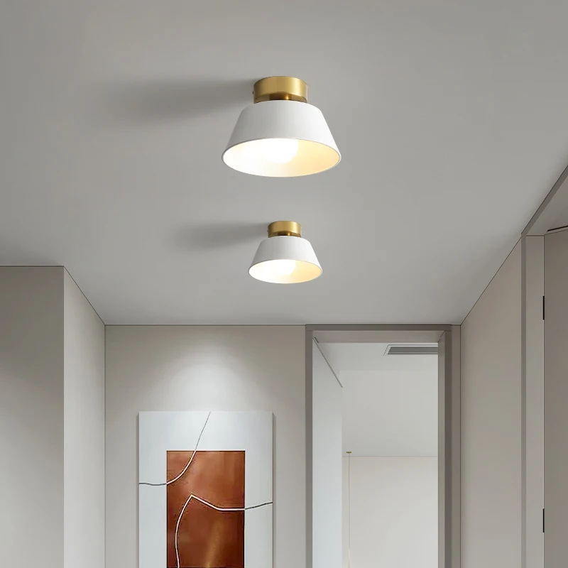 

Nordic Creative E27 Lamp Holder LED Ceiling Lamp Aisle Corridor Balcony Cloakroom Modern Minimalist Entrance Hall Loft Lights