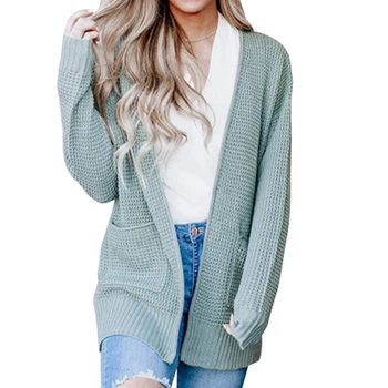 Women Casual Solid Knit Sweaters 2020 Fashion New Ins Daily Women Sweaters with Pockets Cardigans
Women Casual Solid Knit Sweaters 2020 Fashion New Ins Daily Women Sweaters with Pockets Cardigans
