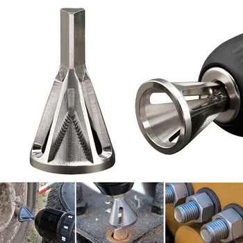 Car Deburring External Chamfer Tool Remove Burr Silver For Electric Drill Bit CR12MOV layer by layer
Car Deburring External Chamfer Tool Remove Burr Silver For Electric Drill Bit CR12MOV layer by layer