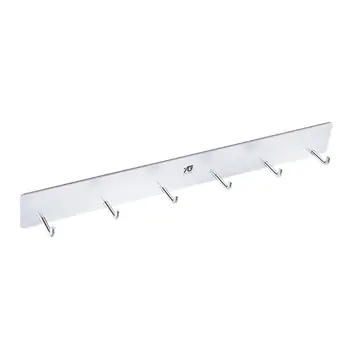 Bathroom Kitchen Office Stainless Steel Strong Viscose Self Adhesive Installation Row Hooks Key Rack Towel Hanger Wall Mount
Bathroom Kitchen Office Stainless Steel Strong Viscose Self Adhesive Installation Row Hooks Key Rack Towel Hanger Wall Mount