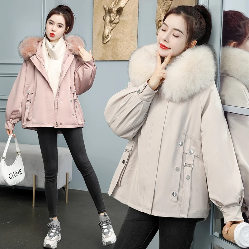 Winter Parka Coat Women Long Plus Velvet Cotton Coats 2023 New Oversized Loose Winter Jacket Hooded Casual Wild Cotton Outwear
Winter Parka Coat Women Long Plus Velvet Cotton Coats 2023 New Oversized Loose Winter Jacket Hooded Casual Wild Cotton Outwear