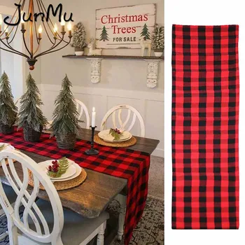 Buffalo Plaid Christmas Table Runner Cloth Double-sided Print Jute Burlap Table Runner Christmas Decoration for Home
Buffalo Plaid Christmas Table Runner Cloth Double-sided Print Jute Burlap Table Runner Christmas Decoration for Home