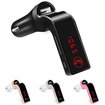 Hands Free Wireless FM Transmitter G7 Car Bluetooth AUX Bluetooth Car Kit MP3 Player SD USB LCD USB Car Accessories 4-in-1
Hands Free Wireless FM Transmitter G7 Car Bluetooth AUX Bluetooth Car Kit MP3 Player SD USB LCD USB Car Accessories 4-in-1