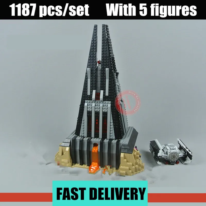 New Darth Vader`s TIE Fighter Castle Fit Legoings Star Wars Darth Vader Figures Building Block Bricks 75251 Toy DIY Gift
New Darth Vader`s TIE Fighter Castle Fit Legoings Star Wars Darth Vader Figures Building Block Bricks 75251 Toy DIY Gift
