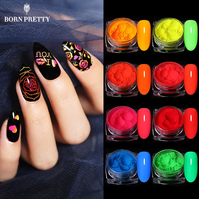 BORN PRETTY Fluorescence Neon Nail Powder 2g Green Rose Red Pigment Dust Nail Art Decoration in Box
BORN PRETTY Fluorescence Neon Nail Powder 2g Green Rose Red Pigment Dust Nail Art Decoration in Box