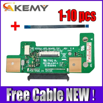 1-10 pcs New For Asus X555U X555UA A555U F555U K555U X555UJ Rev 2.0 HDD Board Hard disk drive board 100% Tested Fast Ship 
1-10 pcs New For Asus X555U X555UA A555U F555U K555U X555UJ Rev 2.0 HDD Board Hard disk drive board 100% Tested Fast Ship