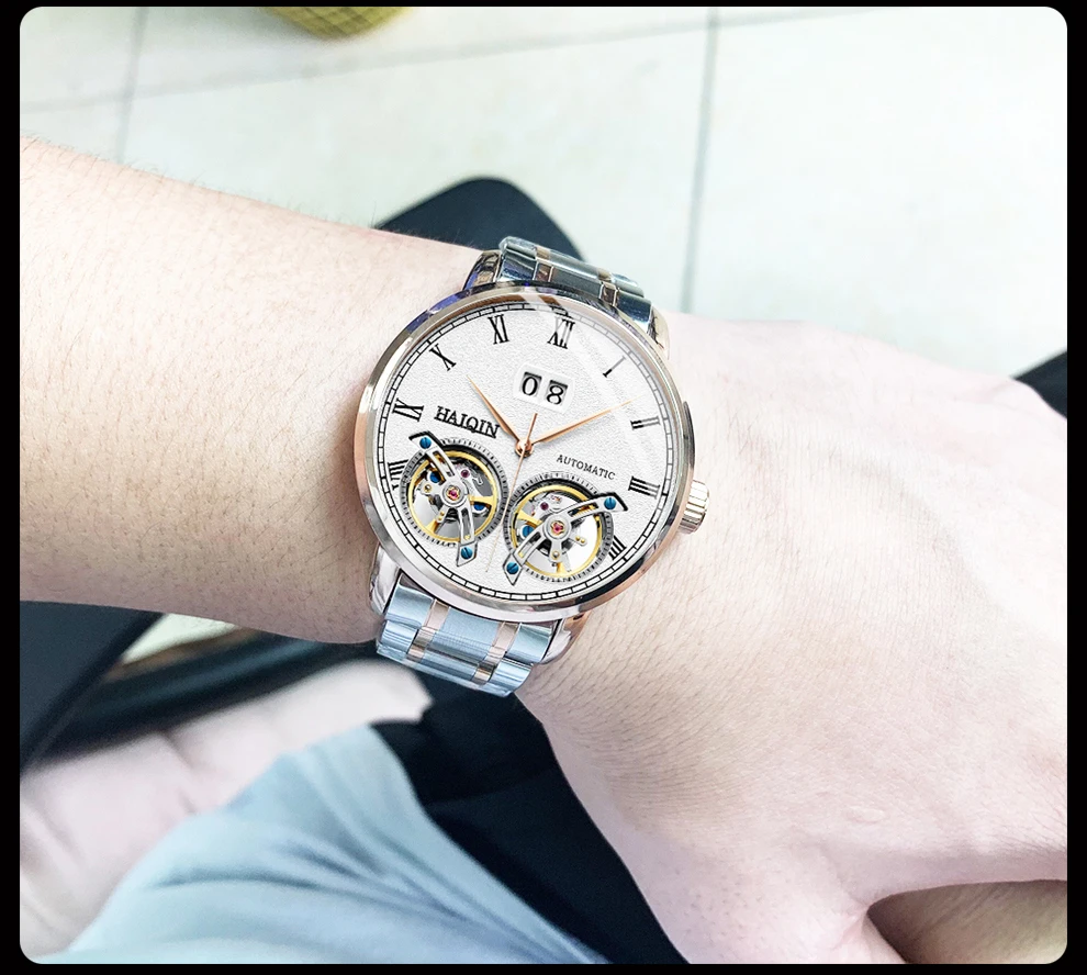 HAIQIN Men's watches Mens Watches top brand luxury Automatic mechanical sport watch men wirstwatch Tourbillon Reloj hombres 2020 H7353ec84b4bb4e28bbe6521bf9559b15H