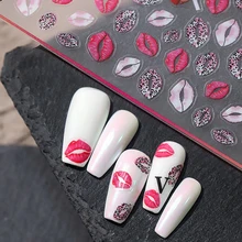 1PC Bohemia Lovly Red Lips 3D Nail Sticker Self-Adhesive Holographics Stickers For Nails DIY Decoration Manicure
1PC Bohemia Lovly Red Lips 3D Nail Sticker Self-Adhesive Holographics Stickers For Nails DIY Decoration Manicure