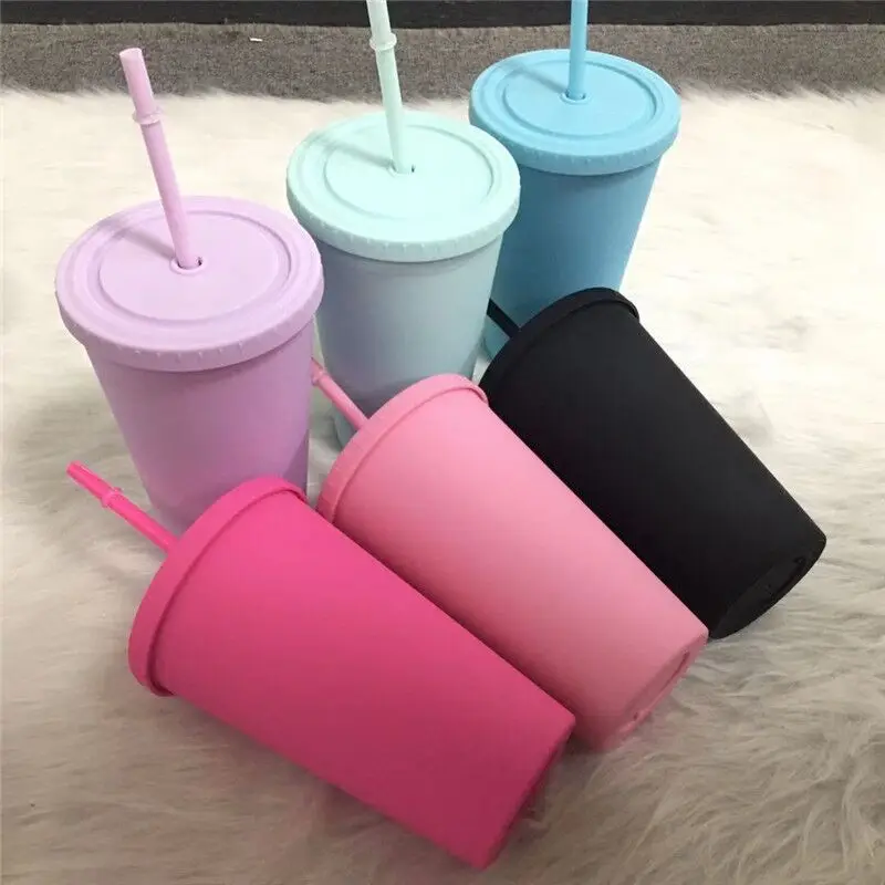 New Fashion 16oz Macaron Acrylic Cone Tumbler Colorful Plastic Water Bottle With Lid Straw Double Wall Portable Cup For Gift
New Fashion 16oz Macaron Acrylic Cone Tumbler Colorful Plastic Water Bottle With Lid Straw Double Wall Portable Cup For Gift