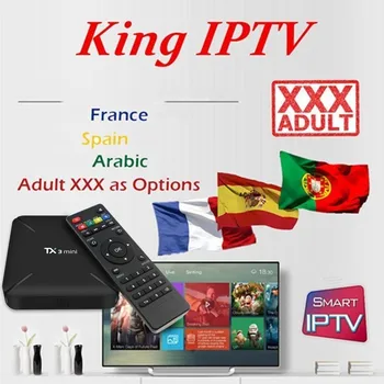 

King IP TV Abonnement France Spain Arabic UK Germany Nordic Sweden Portugal adult android smart tv box only no channels included