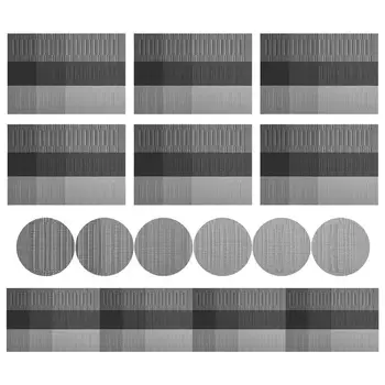 13 Pcs/set WaterProof Placemats PVC Table Mat Dining Disc Pads Coasters 180cm Table Runner kitchen Home Decor Tapete de lugar
13 Pcs/set WaterProof Placemats PVC Table Mat Dining Disc Pads Coasters 180cm Table Runner kitchen Home Decor Tapete de lugar