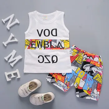 Boys Clothing Sets Children's Clothes 2020 Summer Kids Boys Sleeveless Vest Top T-Shirt + Shorts Casual Outfits Suits Toddler
Boys Clothing Sets Children's Clothes 2020 Summer Kids Boys Sleeveless Vest Top T-Shirt + Shorts Casual Outfits Suits Toddler