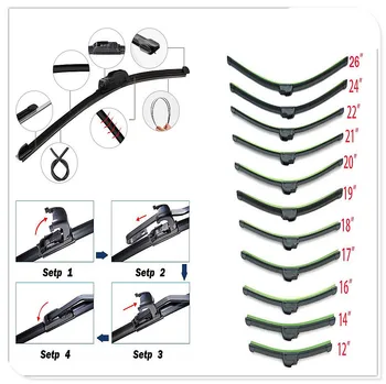 Car auto Frameless Bracketless refill Rubber Wiper Blade for BMW EfficientDynamics 335d M1 M-Zero 545i 530xi X2 X3 M5 M2
Car auto Frameless Bracketless refill Rubber Wiper Blade for BMW EfficientDynamics 335d M1 M-Zero 545i 530xi X2 X3 M5 M2
